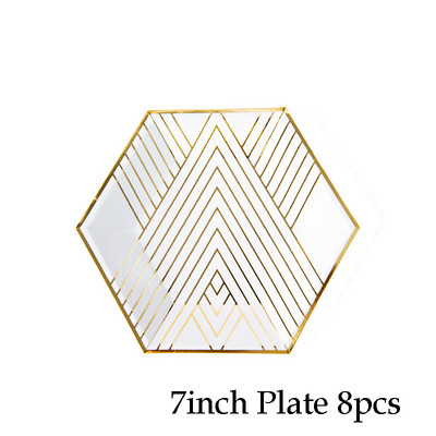 Musta valge triibuga ühekordsed lauanõud Pulmapeo Pabertaldrikud Salvrätikud Tassid Õlekõrred Laste sünnipäevapeo uusaastakaunistus