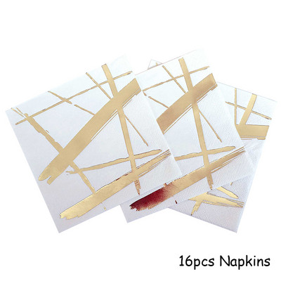 Musta valge triibuga ühekordsed lauanõud Pulmapeo Pabertaldrikud Salvrätikud Tassid Õlekõrred Laste sünnipäevapeo uusaastakaunistus