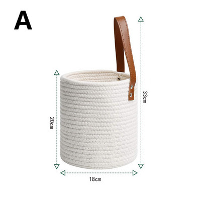 JAUNS virtuves glabāšanas grozs ar rokturi, ar rokām austi piekaramie grozi pie sienas, pīti augu puķu podi, mājas dārza dekori