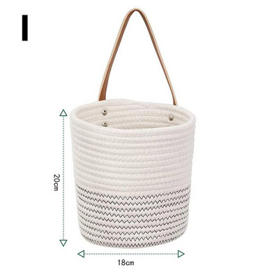 JAUNS virtuves glabāšanas grozs ar rokturi, ar rokām austi piekaramie grozi pie sienas, pīti augu puķu podi, mājas dārza dekori