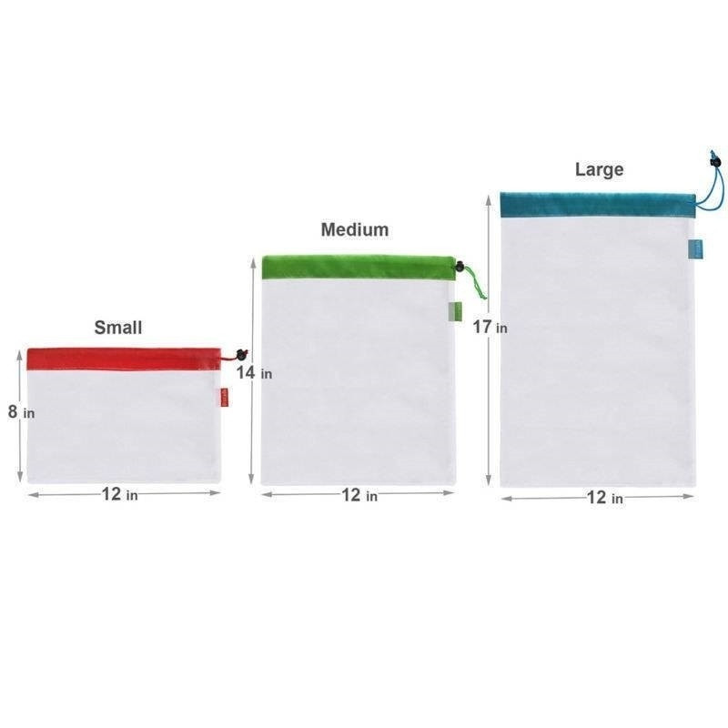 Daugkartinio naudojimo bakalėjos virtuvės laikymo ir organizavimo krepšys Reguliuojamas nailono virvelinis krepšys vaisių ir daržovių žaislų laikymui tinkliniai gaminių maišeliai