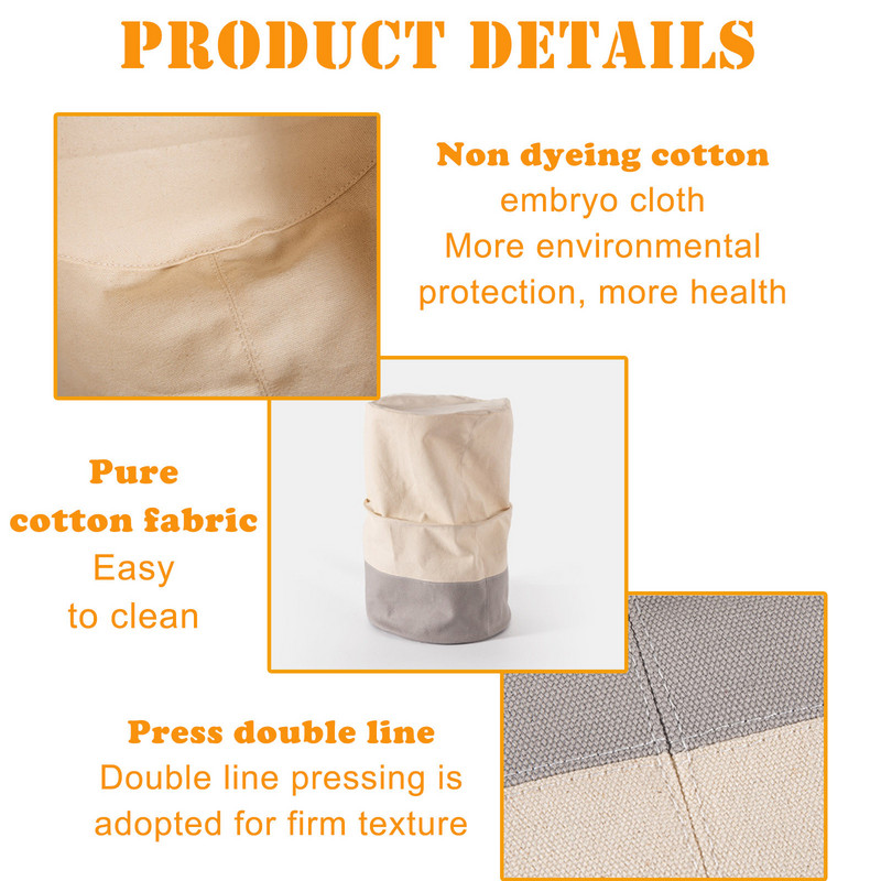 Καλάθι Ψωμί Λινά Τσάντα Ψωμιού Αποθήκευση Τροφίμων Τσάντες επαναχρησιμοποιήσιμων λαχανικών Κρέμα Τσάντα ψωμιού Βαμβακερή καμβά Τσάντες παραγωγής για φρούτο ρύζι #G2