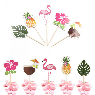 1 komplekt Flamingo ühekordseks kasutamiseks mõeldud lauanõude komplektid Ümmargused pabertopside taldrik flamingo-teemaliste pulmade suve sünnipäevapeo kaunistuste jaoks