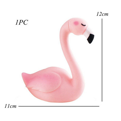 1 komplekt Flamingo ühekordseks kasutamiseks mõeldud lauanõude komplektid Ümmargused pabertopside taldrik flamingo-teemaliste pulmade suve sünnipäevapeo kaunistuste jaoks
