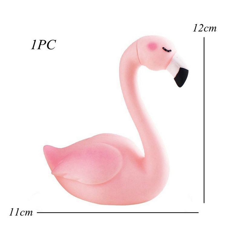 1 komplekt Flamingo ühekordseks kasutamiseks mõeldud lauanõude komplektid Ümmargused pabertopside taldrik flamingo-teemaliste pulmade suve sünnipäevapeo kaunistuste jaoks