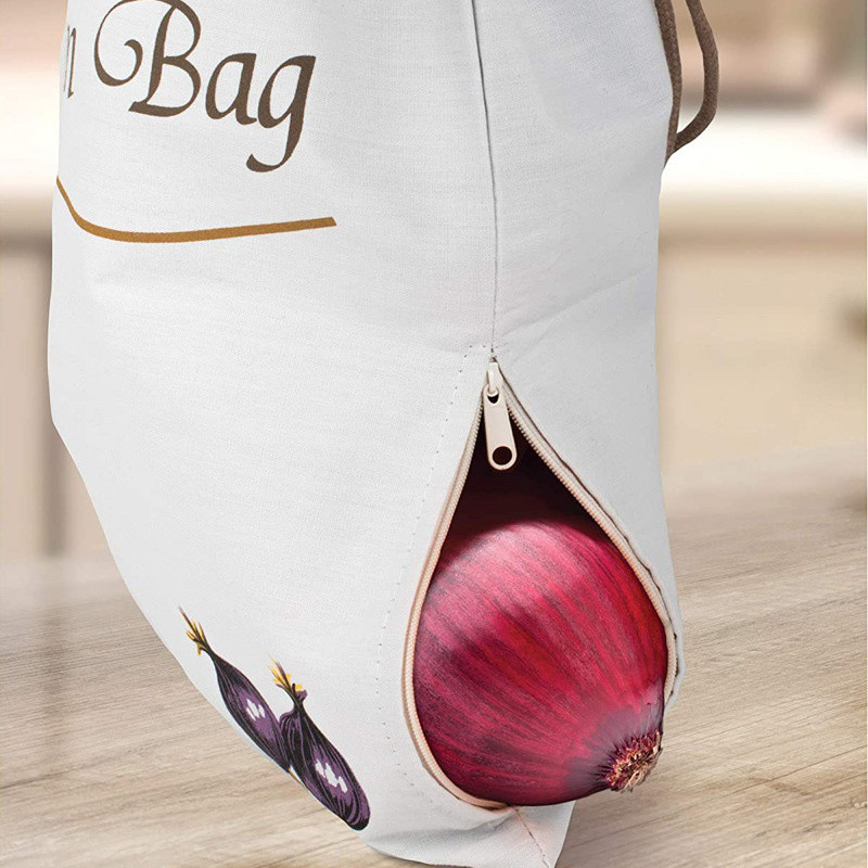 VREĆA ZA KRUMPIRE Platnena džepna torba za pohranu luka Kućna kuhinja Vreća za kupnju Konopac