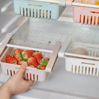 Хладилник Органайзер Кутия за съхранение Хладилно чекмедже Пластмасов контейнер за съхранение Рафт Плодове Яйце Калъф за съхранение на храна Кухненски аксесоари