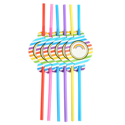 Μπομπονιέρες για πάρτι Cloud Rainbow Παιδικά χάρτινα πιάτα γενεθλίων Κύπελλο καρτούν Επιδόρπιο Πιάτο τούρτας Γάμος Προμήθειες γιορτής