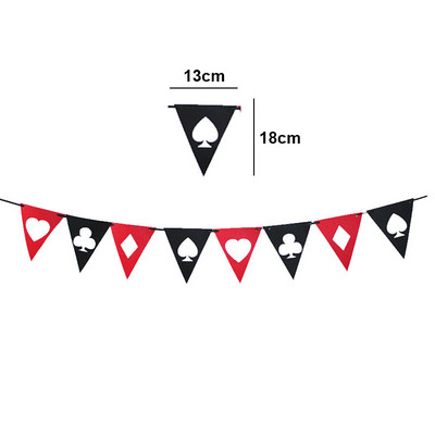 Pokkerimänguteemalised sünnipäevapeotarbed Kasiinoõhtu Ühekordsed lauanõud Taldrikud Salvrätikud Las Vegase teemaline Kasiino peokaunistus