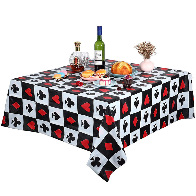 Pokkerimänguteemalised sünnipäevapeotarbed Kasiinoõhtu Ühekordsed lauanõud Taldrikud Salvrätikud Las Vegase teemaline Kasiino peokaunistus
