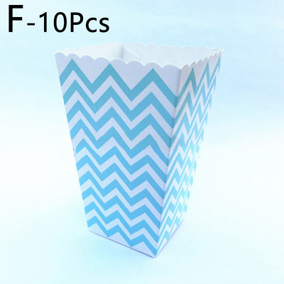 10 tk Roosa triibuline lainetäpp paber popkorni karbid kott Sünnipäeva popkorni kommid Sanck lemmikkotid Filmipeo lauanõud