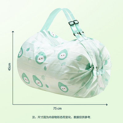 Geantă de cumpărături pliabilă Geantă de pânză de călătorie, portabilă, de mare capacitate, cu flori de mari dimensiuni.