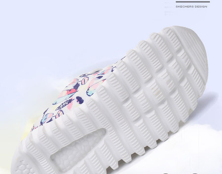 Tenisi casual dama imprimati cu talpa inalta