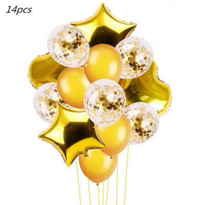 Χρυσά χάρτινα πιάτα μιας χρήσης Φλιτζάνια Ψάθινο χαρτοπετσέτες Σετ σερβίτσια για κέικ για ενήλικες παιδικά είδη πάρτι γενεθλίων Διακόσμηση με χρυσό θέμα