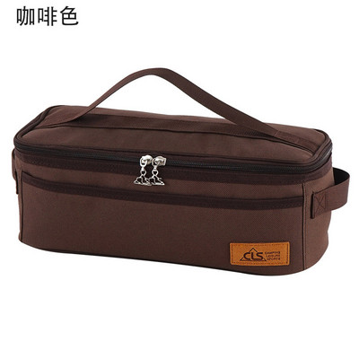 Επαναχρησιμοποιήσιμη τσάντα αποθήκευσης Τσάντα μαχαιροπήρουνων για υπαίθριο μπάρμπεκιου για πικ-νικ Κάμπινγκ Επιτραπέζια σκεύη Μαχαίρι Πιρούνι Κουτάλι Τσάντα Οργάνωση σειρά κουζίνας