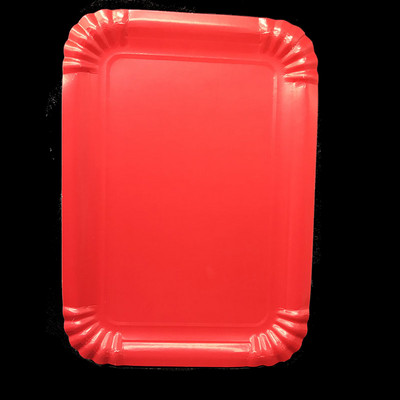 10 kom/lot crni pravokutni papirnati tanjuri jednobojni jednokratni tanjuri crne boje ukrasi za zabave papirnati tanjuri čiste boje