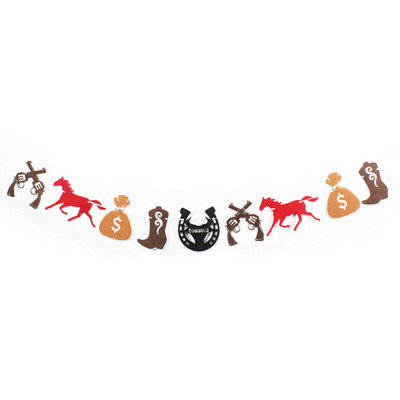 Western Cowboy Birthday Party Decors Racing Horse Papirnati tanjur Šalica Salveta Wild West Birthday Party Pribor za jednokratno posuđel