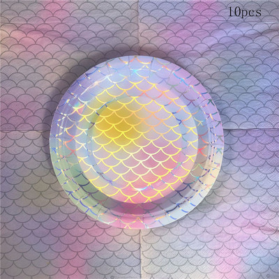 Potrepštine za zabavu Male sirene Rekviziti za fotografije Sirena Dekoracija Pokloni za rođendansku zabavu sirena Dekoracije za dječje rođendane ww02