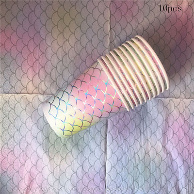 Potrepštine za zabavu Male sirene Rekviziti za fotografije Sirena Dekoracija Pokloni za rođendansku zabavu sirena Dekoracije za dječje rođendane ww02