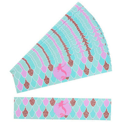 Potrepštine za zabavu Male sirene Rekviziti za fotografije Sirena Dekoracija Pokloni za rođendansku zabavu sirena Dekoracije za dječje rođendane ww02