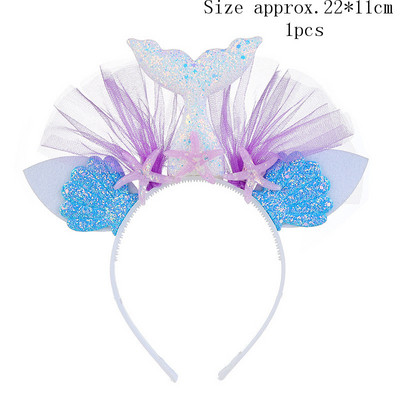 Potrepštine za zabavu Male sirene Rekviziti za fotografije Sirena Dekoracija Pokloni za rođendansku zabavu sirena Dekoracije za dječje rođendane ww02