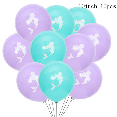 Potrepštine za zabavu Male sirene Rekviziti za fotografije Sirena Dekoracija Pokloni za rođendansku zabavu sirena Dekoracije za dječje rođendane ww02