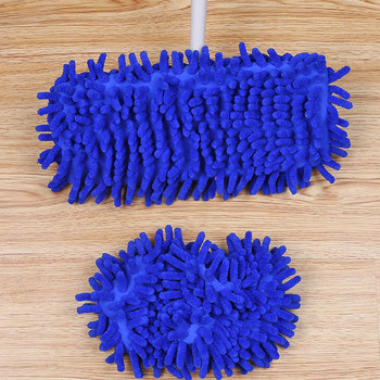 Σφουγγαρίστρα Παντόφλες Κάλυμμα παπουτσιών Επαναχρησιμοποιήσιμο Εργαλείο καθαρισμού δαπέδου από μικροΐνες για το σπίτι Γραφείο Μπάνιο Κουζίνα Σένιλ που πλένεται
