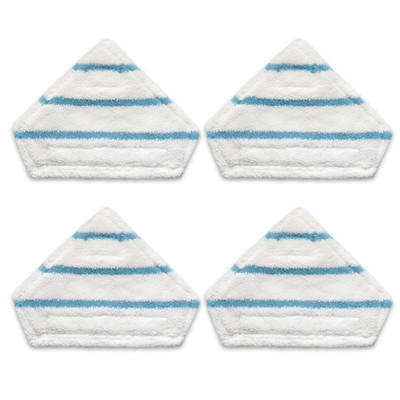 2/4 PCS High Quality Replacement Microfiber Cloth Mop Pads For Black&Decker FSM1630 Steam Mop Floor Cleaning Triangle Refill