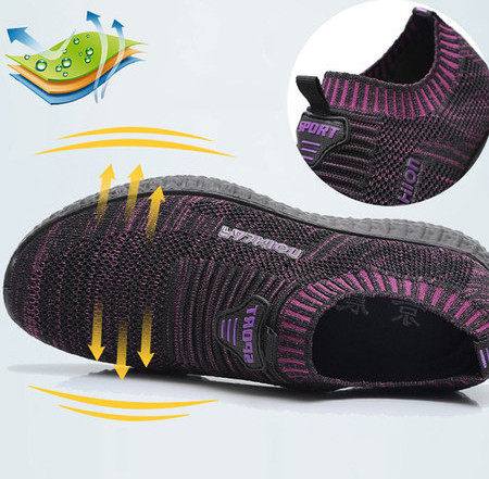 Ženske tekstilne tenisice sa natpisom