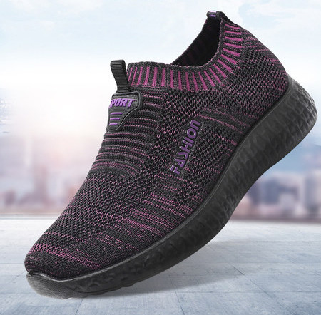 Ženske tekstilne tenisice sa natpisom