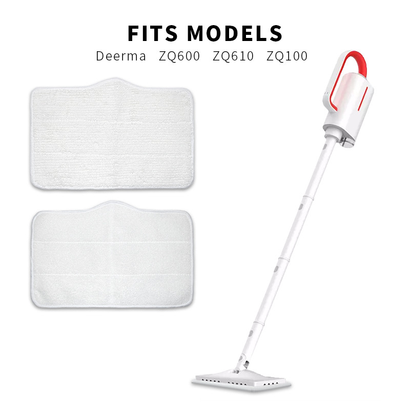 2 csomag kiváló minőségű felmosó kendő párna csere XiaoMi Deerma DEM ZQ600 ZQ610 ZQ100 gőztisztító padlórongy utántöltő tartozékaihoz