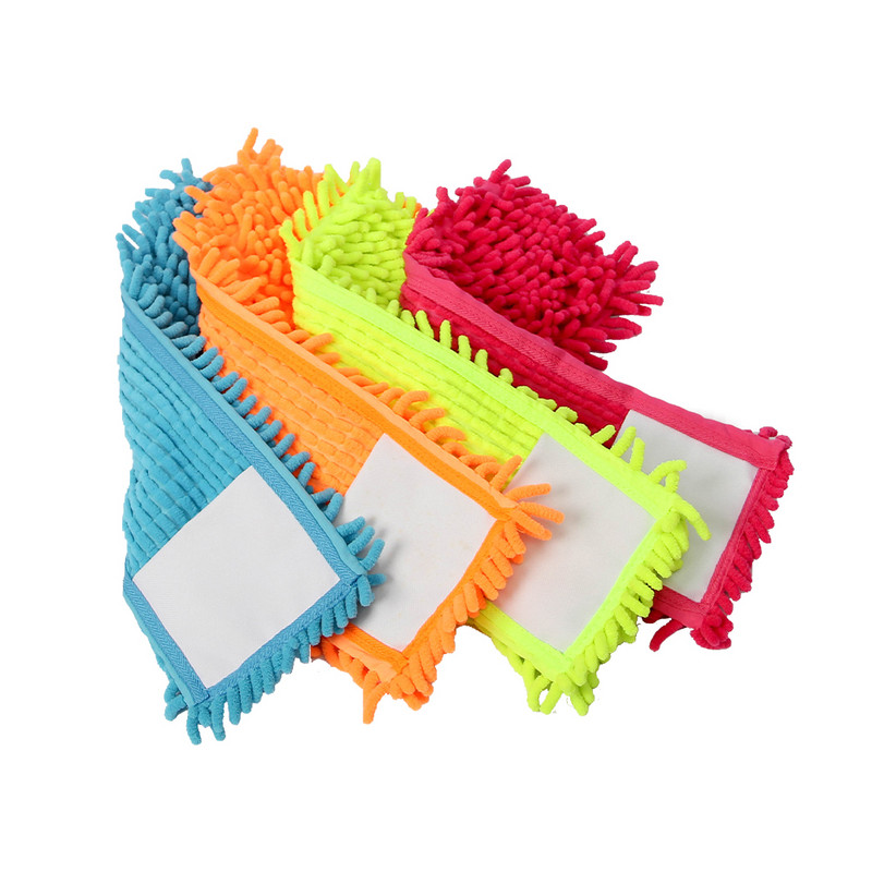 40*12cm ristkülikukujuline šenillmopi asenduspea kodupuhastuspadja täitematerjaliks majapidamistolmu mopi jaoks