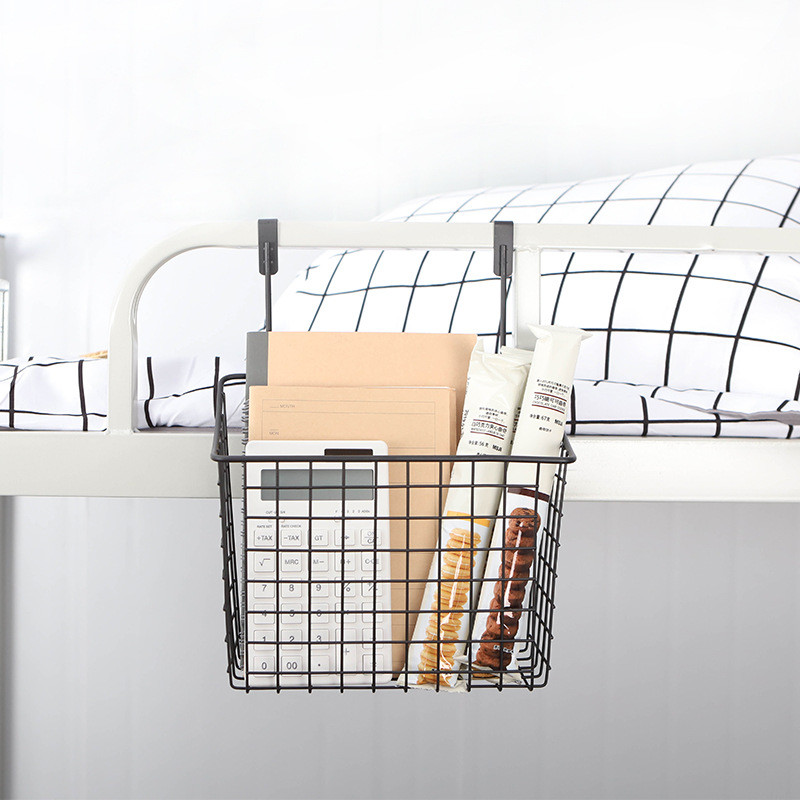 2 tk Üle ukse taga rippuv hoiukorv konksudega Metallist traatkapp Köök sahver Korraldaja maitseainehoidja