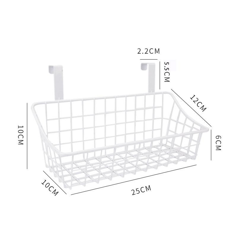 2 tk Üle ukse taga rippuv hoiukorv konksudega Metallist traatkapp Köök sahver Korraldaja maitseainehoidja