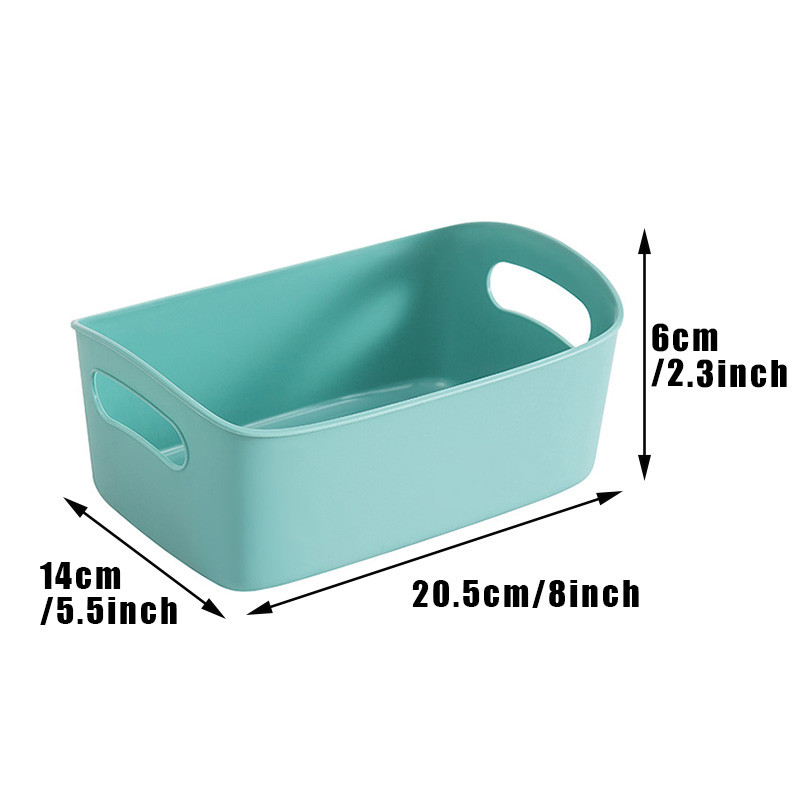 Fleksibilna košara za pohranu s ručkama Prijenosna stolna sitnica Organizator za grickalice Posude za police Debeli PP materijal 3 Veličina UD88