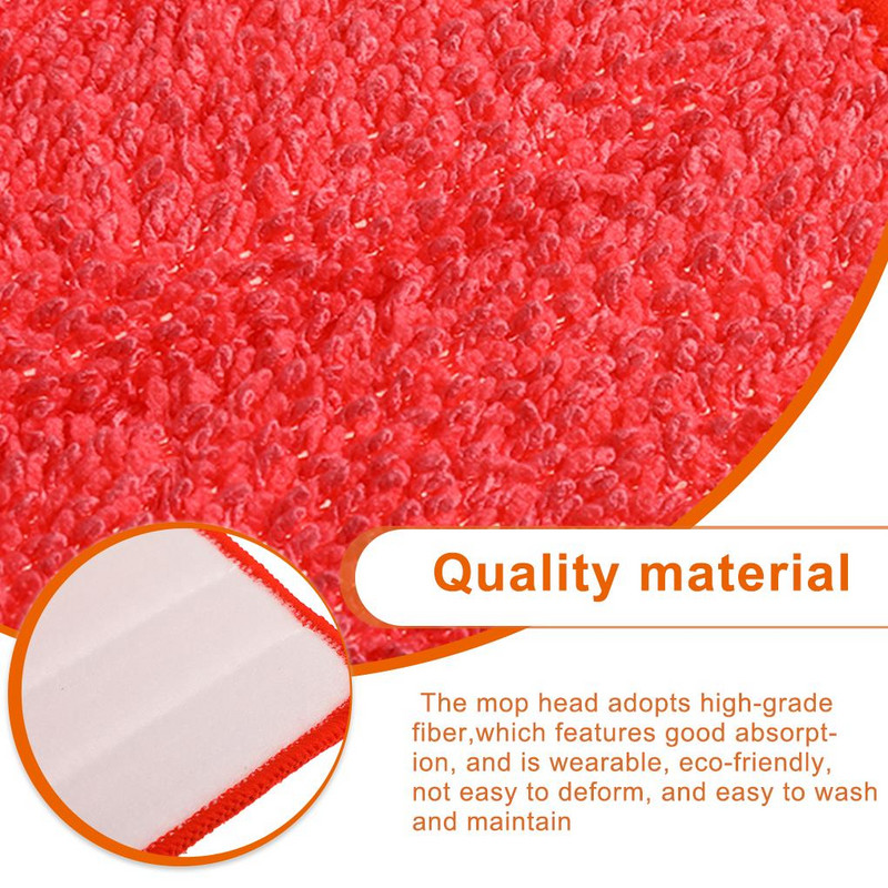 2 komada zamjenskih ravnih glava za brisanje upijajućih samoljepljivih jastučića za pranje podova Pribor za brisanje prašine u kupaonici