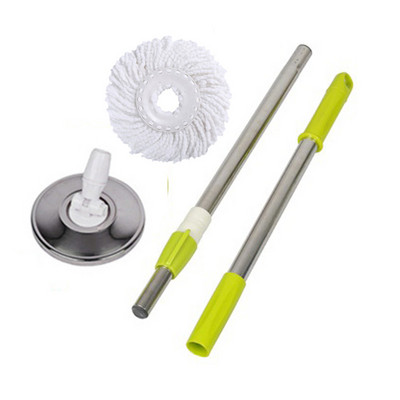 Mop Handle Household Microfiber Floor Replacement Automatic Mop Handle Spin Cleaning Home Clean Tools 304 Stainless Steel Tube