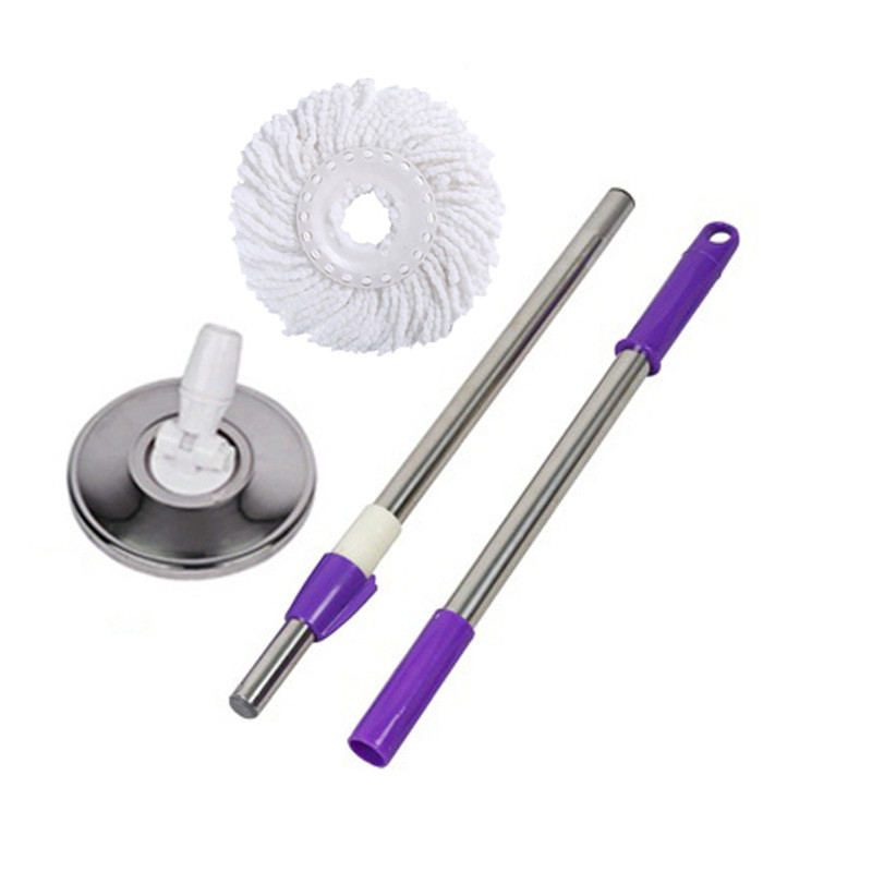 Mopi käepide Kodumajapidamises kasutatavate mikrokiust põrandate vahetus Automaatne mopi käepideme tsentrifuugimine Puhastus Kodus Puhastusvahendid 304 roostevabast terasest toru