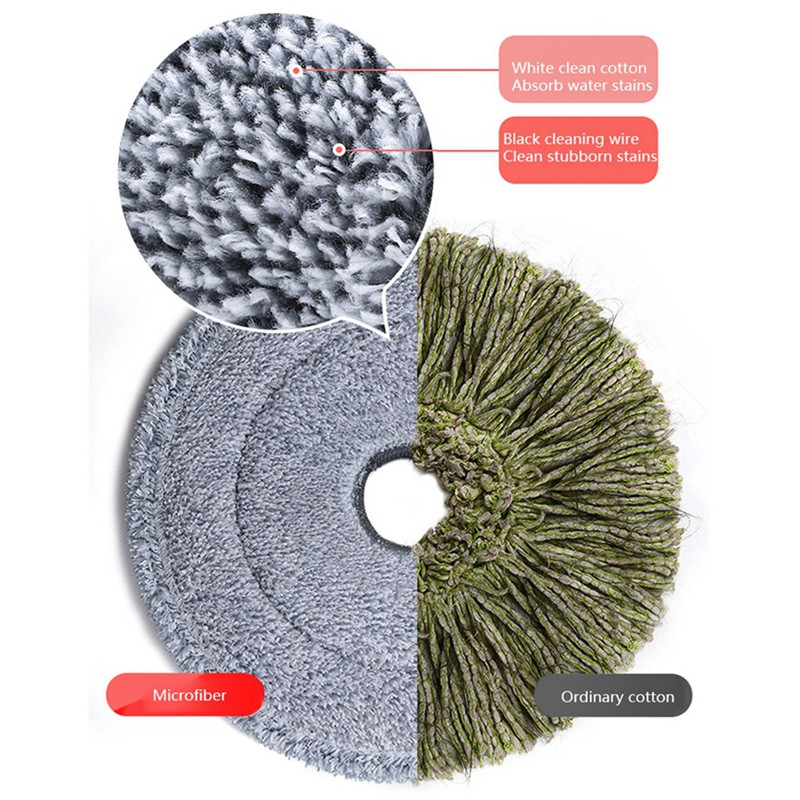 9 buc. cârpe de mop pentru mop Joybos mop stoarcere separare automată rotativă curățare podele tampoane mop pânză de mop