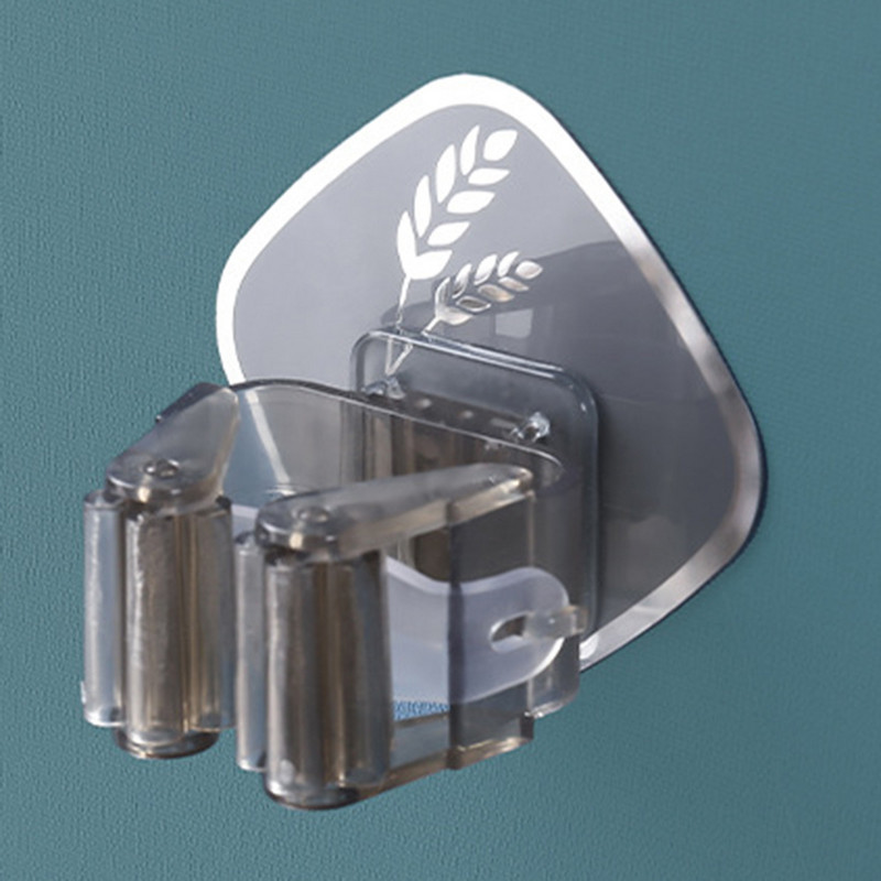 Puntsivaba mopikonks Vannitoa riputusharja klamber Tugev fikseeritud pandlaga mopi hoiustamise praktiline tööriist XHC88