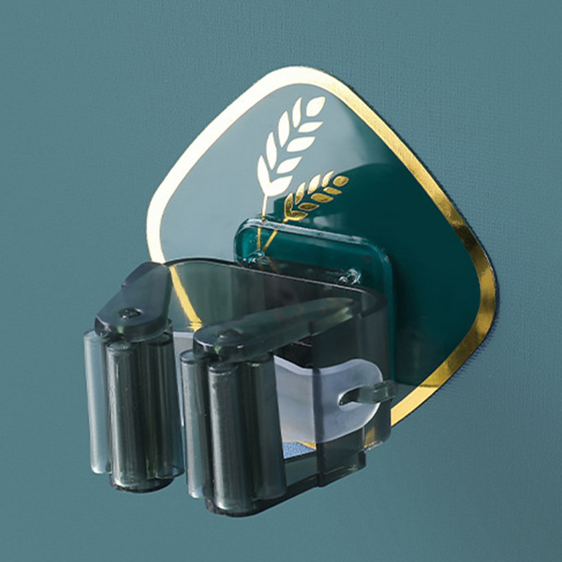 Puntsivaba mopikonks Vannitoa riputusharja klamber Tugev fikseeritud pandlaga mopi hoiustamise praktiline tööriist XHC88