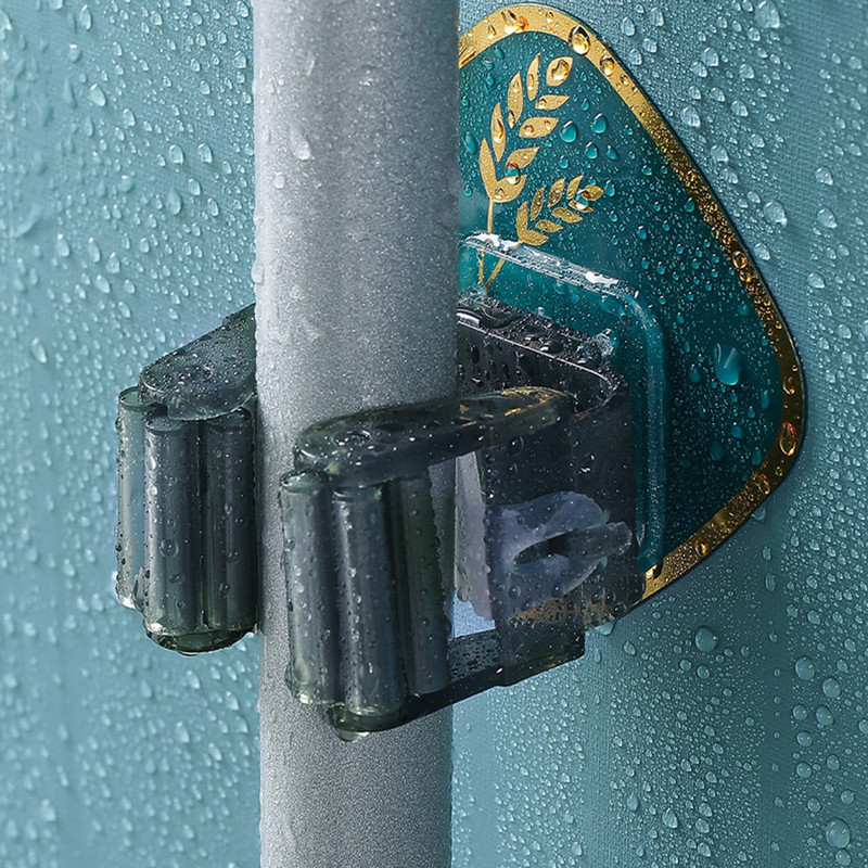 Puntsivaba mopikonks Vannitoa riputusharja klamber Tugev fikseeritud pandlaga mopi hoiustamise praktiline tööriist XHC88