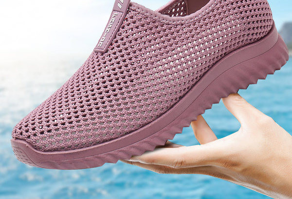 Ženske mrežaste tenisice s ravnim potplatom