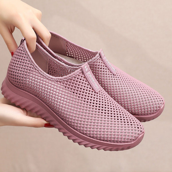 Ženske mrežaste tenisice s ravnim potplatom