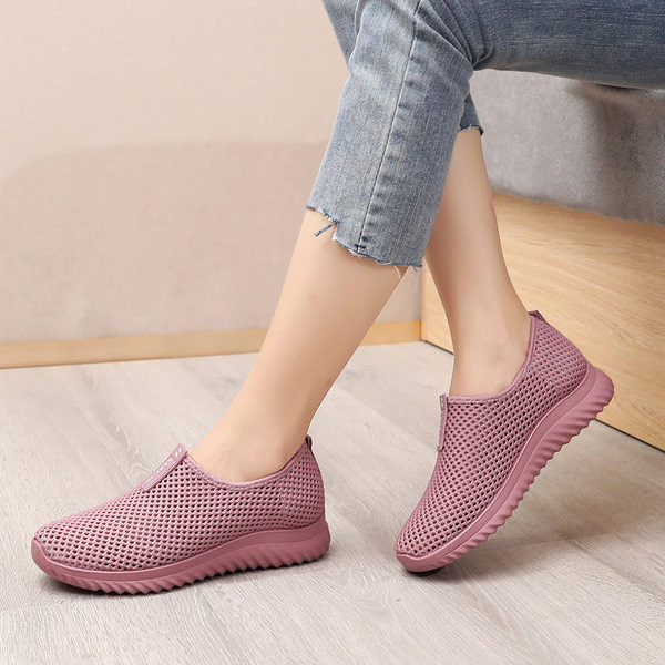 Ženske mrežaste tenisice s ravnim potplatom