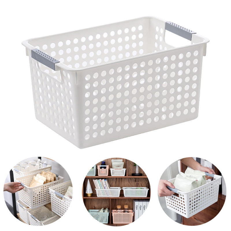 6 tk õõnes kaasaskantav hoiukorv Köök Kodukontor virnastatud pihuarvutite mitmesugused nikerdatud rotangist plastist korvkonteiner