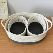 Coș pentru produse cosmetice creative, multifuncțional, cu mâner, coș de depozitare pentru articole diverse de birou, container pentru articole diverse, care economisește spațiu, decor acasă