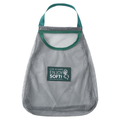 Plasă de plasă bej Saci de depozitare reutilizabile pentru agățat, fructe, legume, usturoi, ceapă, organizator pentru casă, pungă de plasă goală, accesorii de bucătărie