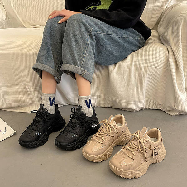 Adidași sport casual, cu imprimeu și șireturi