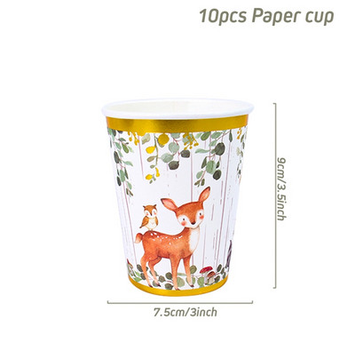 Animale din pădure, petrecere cu tematică, junglă, safari, pădure, decorare pentru petrecerea de zi de naștere, pentru copii, sălbatic, pentru baby shower, articole de masă